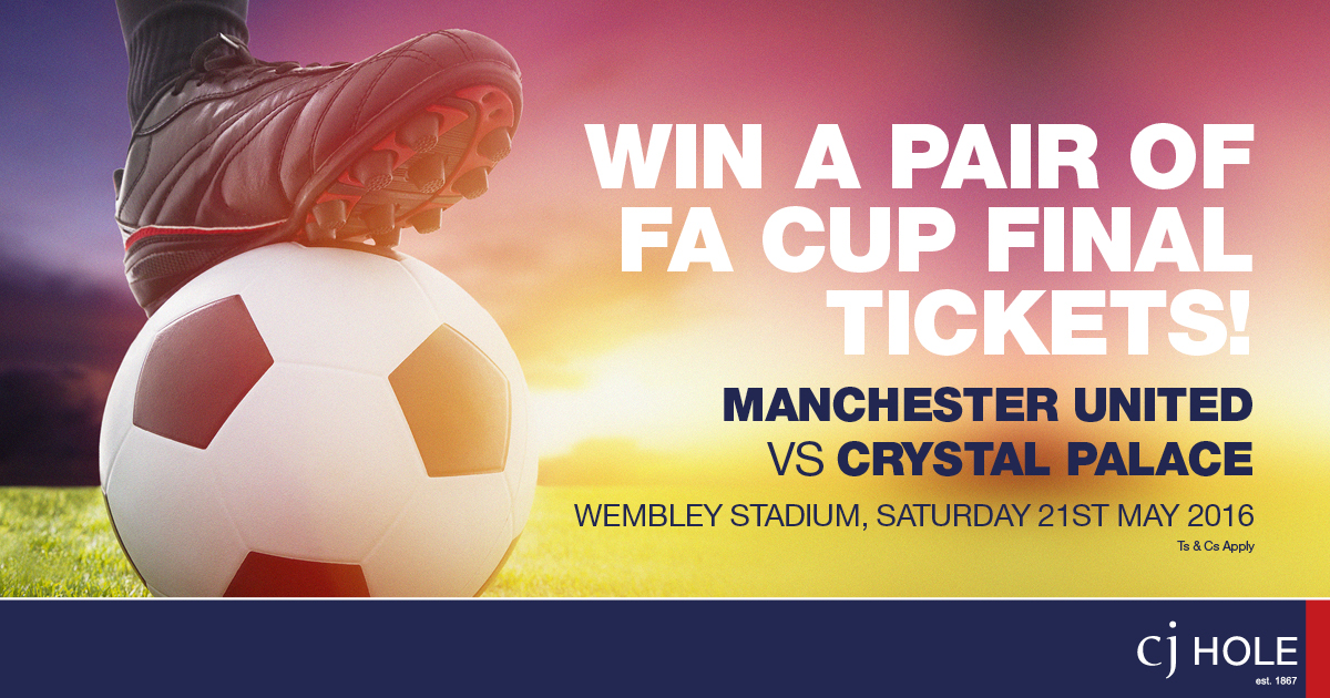 Win a Pair of FA Cup Final Tickets! | CJ Hole