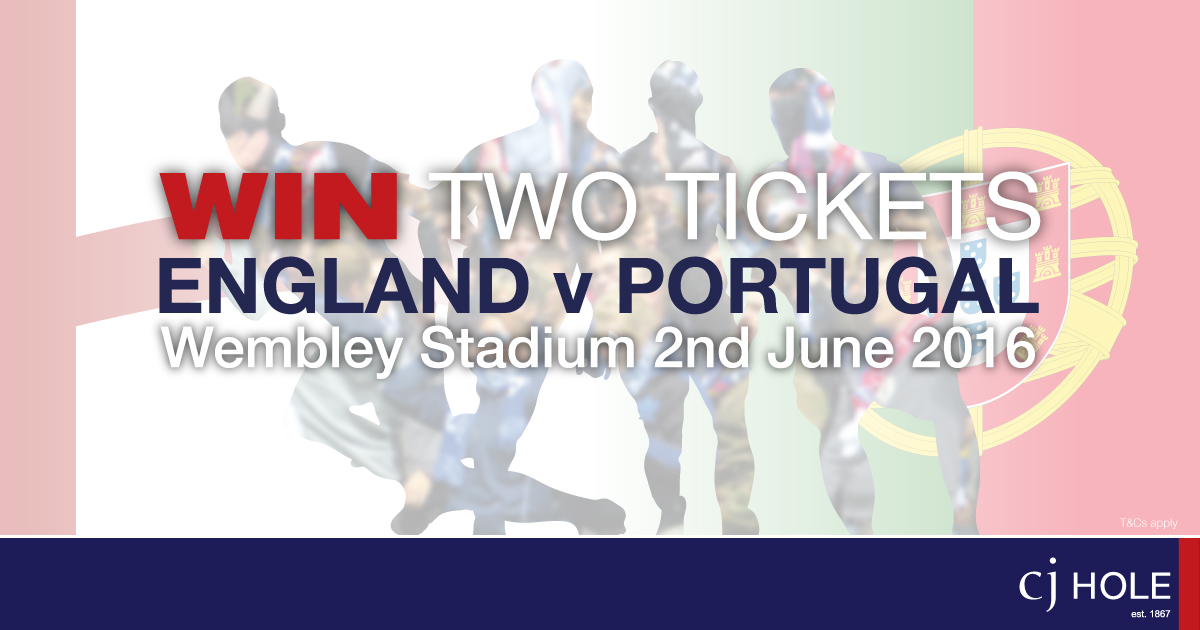 Win a Pair of Tickets to Watch England vs Portugal at Wembley Stadium!
