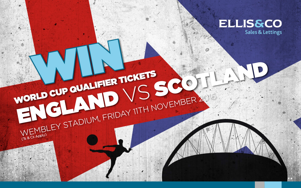 Win World Cup Qualifier Tickets! England v Scotland