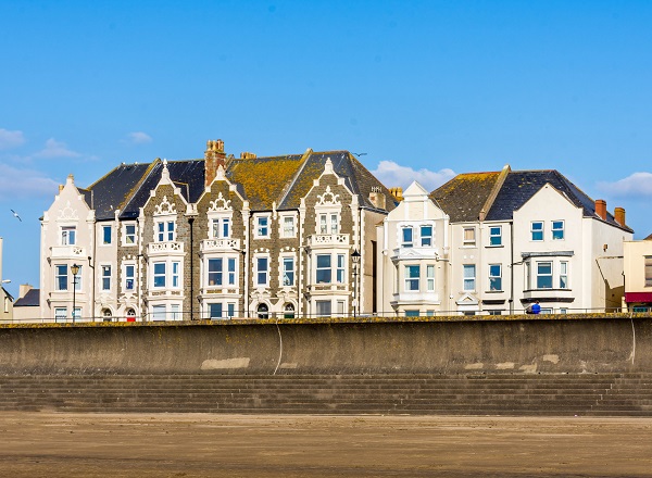 seafront houses Burnham